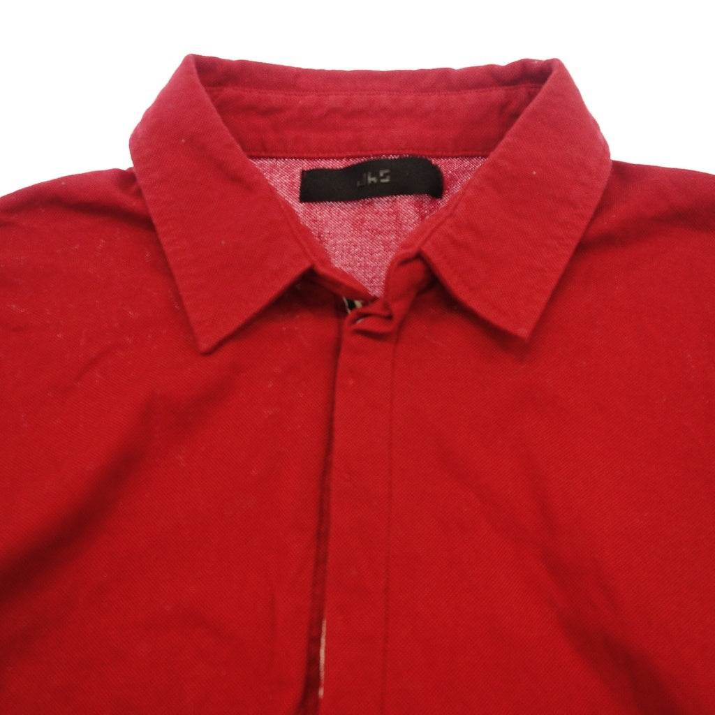 Good Condition◆JUN HASHIMOTO JHS Polo Shirt Men's No Size Notation Red JUN HASHIMOTO JHS [AFB51] 