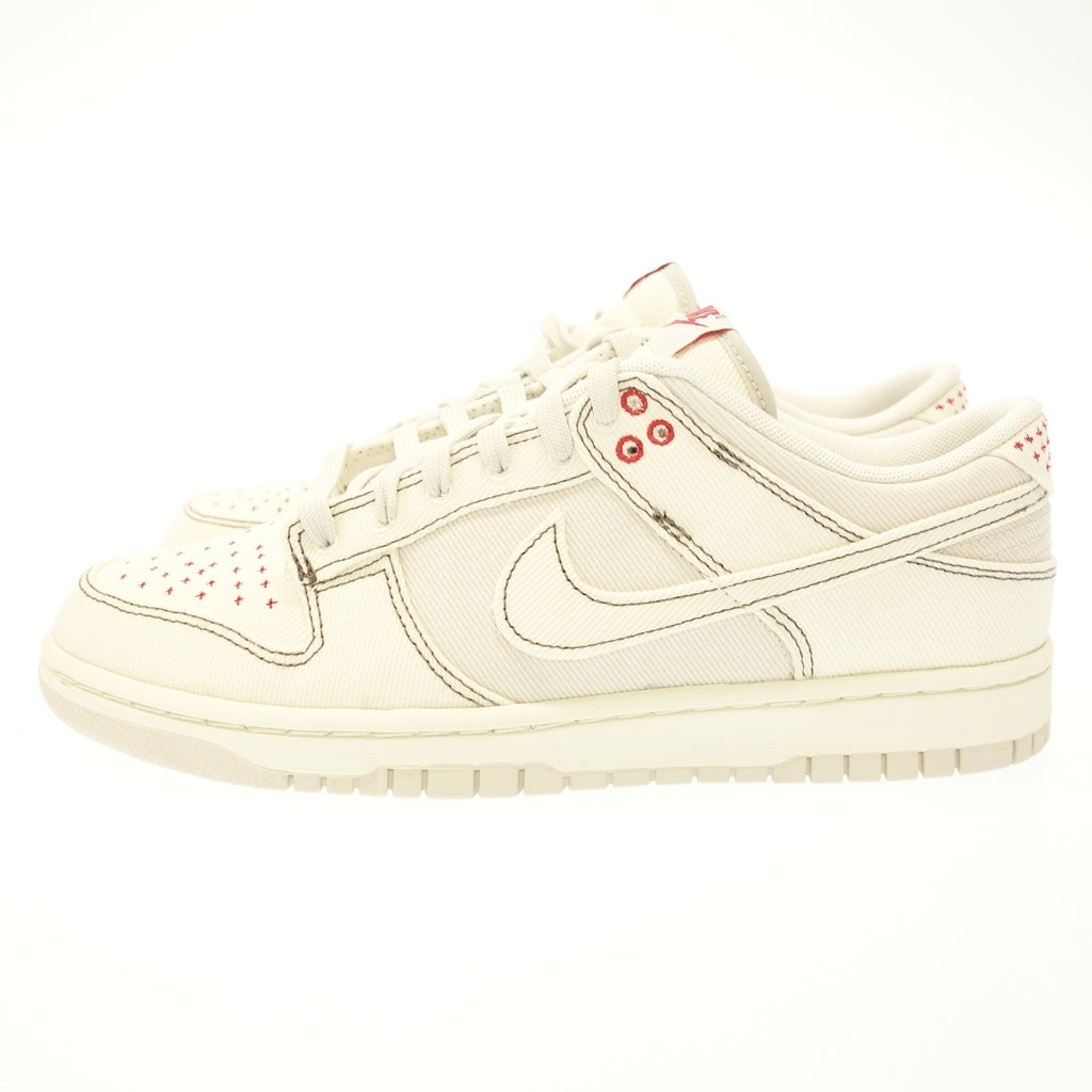 跟新品一样◆耐克运动鞋 Dunk Low Retro SE 象牙色 男式尺码 27.5 厘米 DV0834 100 NIIKE [AFD7] 