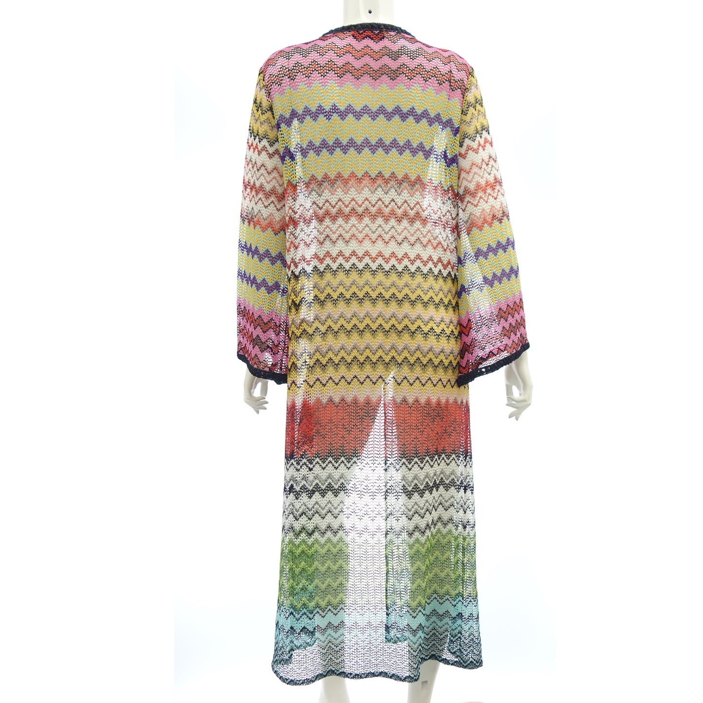 Good condition ◆ Missoni long cardigan polyester x rayon ladies multicolor size 40 MISSONI [AFB16] 