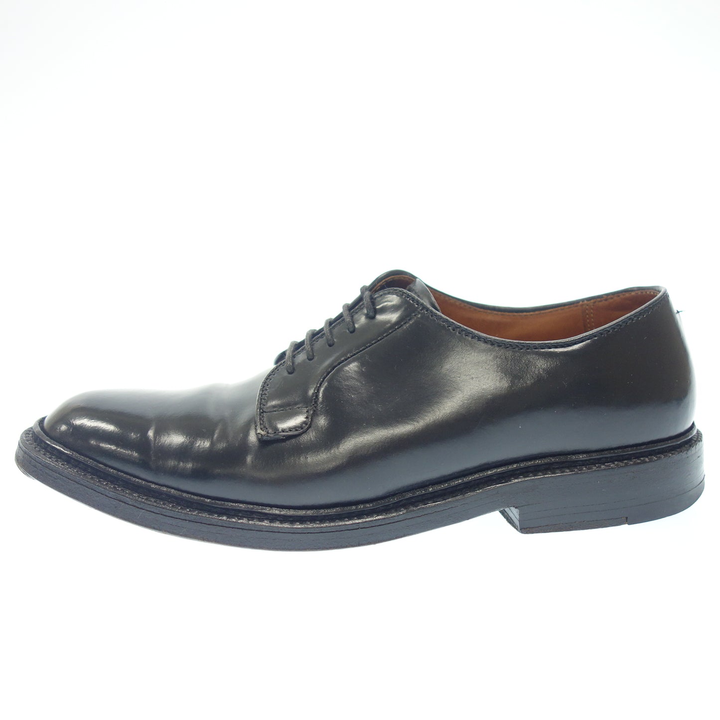 Good Condition◆Alden 9901 Leather Shoes Plain Toe Cordovan Black US8.5D Alden 