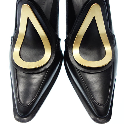 LOEWE leather heel pumps gold hardware LOEWE [AFC50] [Used] 
