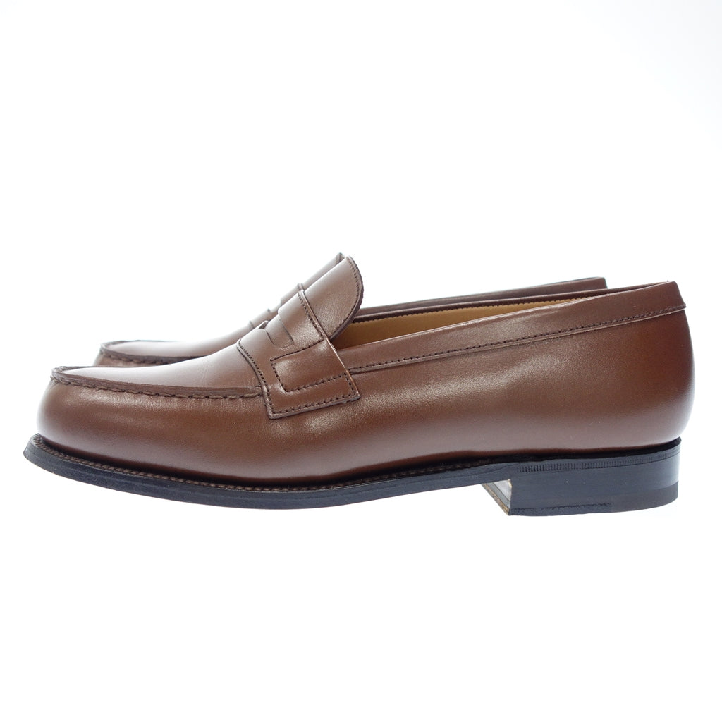 Very good condition ◆ JM Weston Leather Shoes Loafers 180 82 Last Ladies 4.5D Brown JMWESTON [LA] 