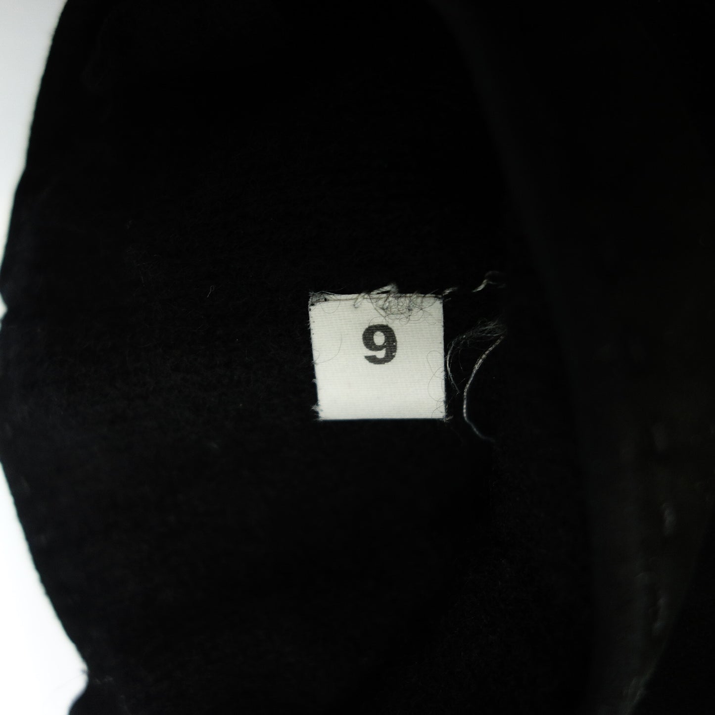 イヴサンローラン スエード レザー グローブ 手袋 ブラック 9 YVES SAINT LAURENT【AFI20】【中古】