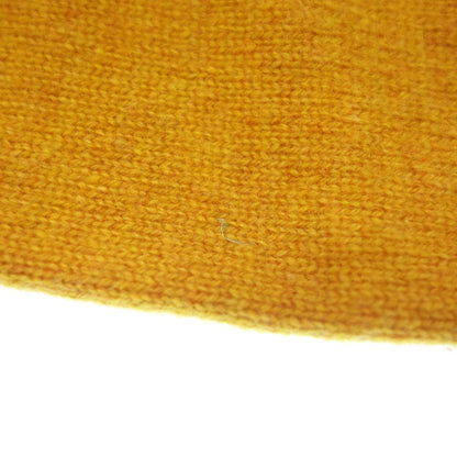 Good condition◆Hermes knit tops cashmere ladies yellow size 34 HERMES [AFB51] 