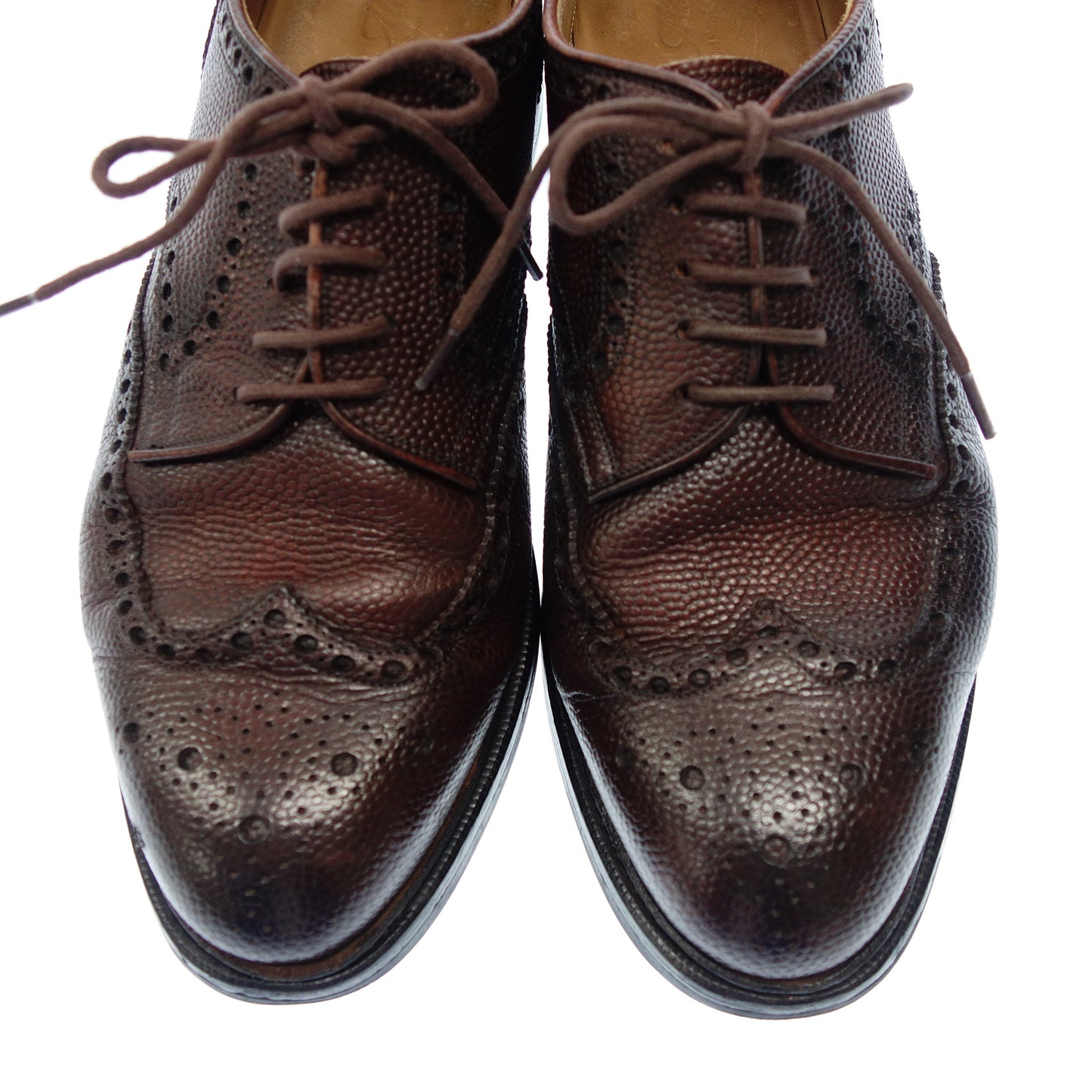 Good Condition ◆ Raymar Leather Shoes Wing Tip Oliver Grained Leather Men's Brown Size 8.5 RAYMAR [AFC36] 