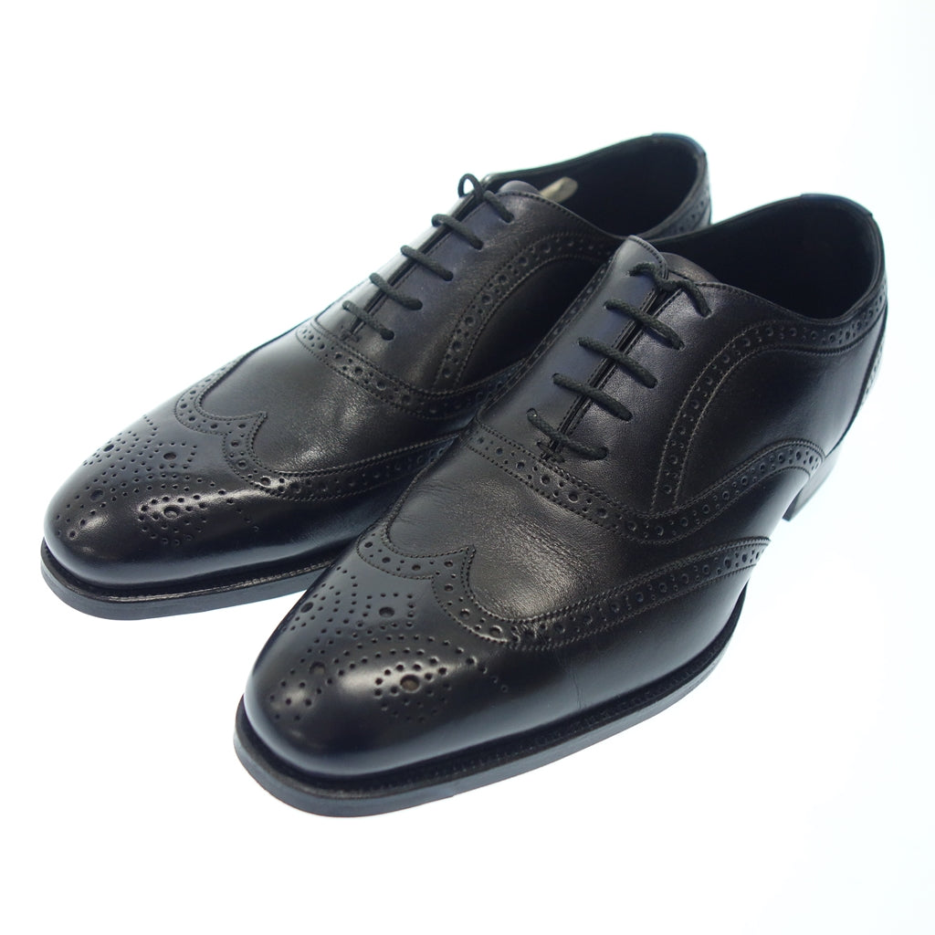 Very good condition ◆ Otsuka Plus Leather Shoes Full Brogue Men's 25.5 Black 1704046 OP1003 Otsuka+ [AFC43] 