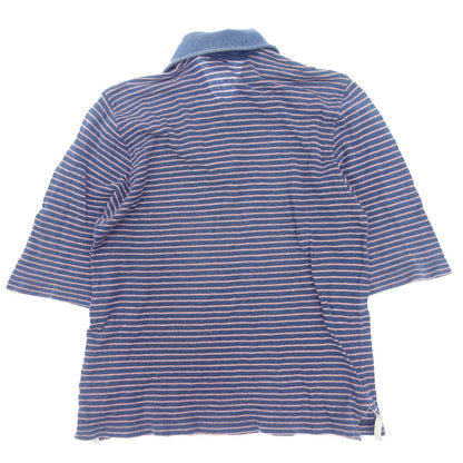 Used ◆Fedeli Polo Shirt Striped Men's Navy x Red No Size Notation FEDELI [AFB45] 