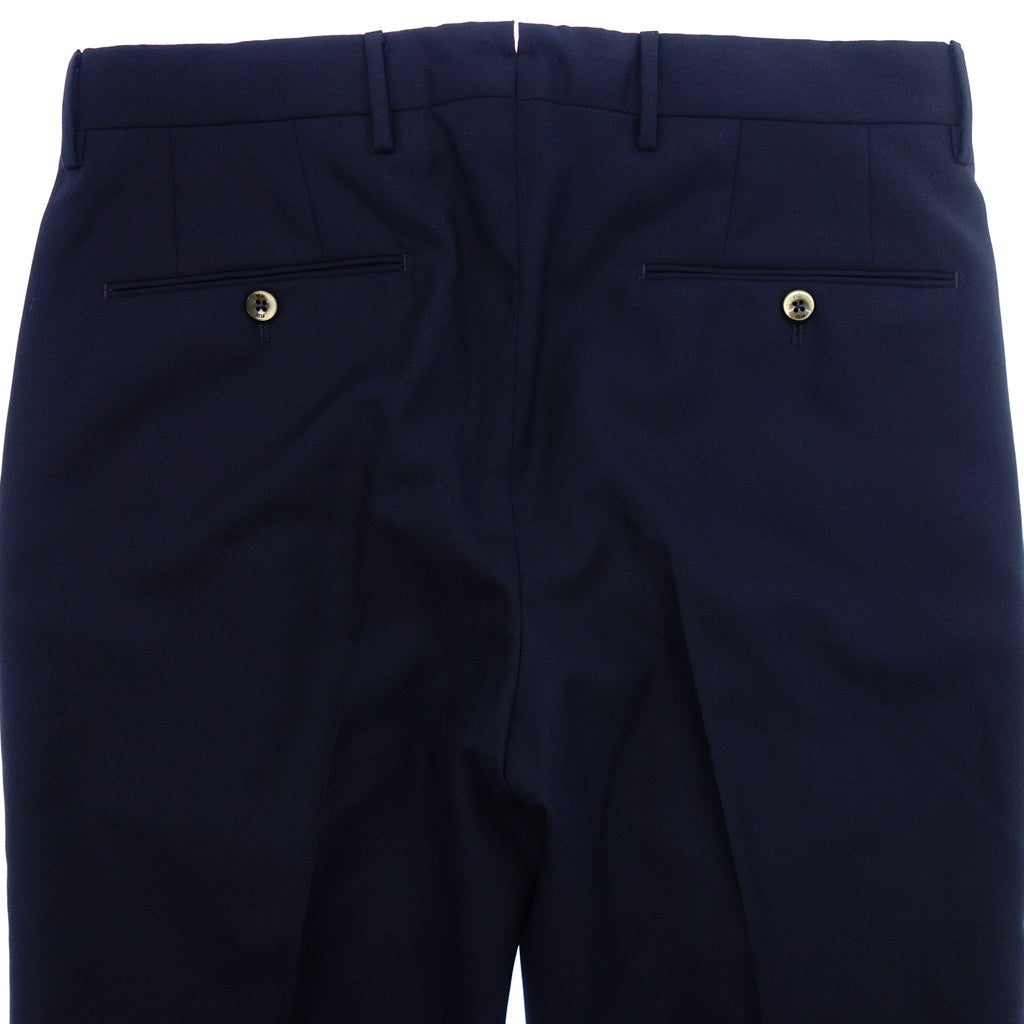 Very good condition ◆Pty Zero Uno slacks pants Super 100s Gentleman Fit Men's Navy Size 46 PT01 GENTLEMAN FIT [AFB4] 