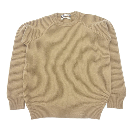 Good Condition ◆ CristaSeya Rib Knit Sweater Women's Beige Size M CristaSeya [AFA13] 