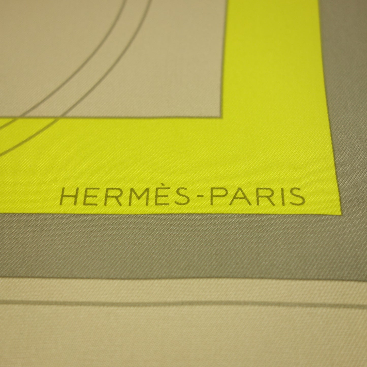 Hermes 围巾 Carre90 Carriage Silk 米色 x 黄色 HERMES [AFI20] [二手] 