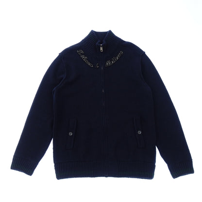 Good Condition◆Dolce &amp; Gabbana Knit Sweater Zip Up Patch DOLCE &amp; GABBANA [AFB1] 