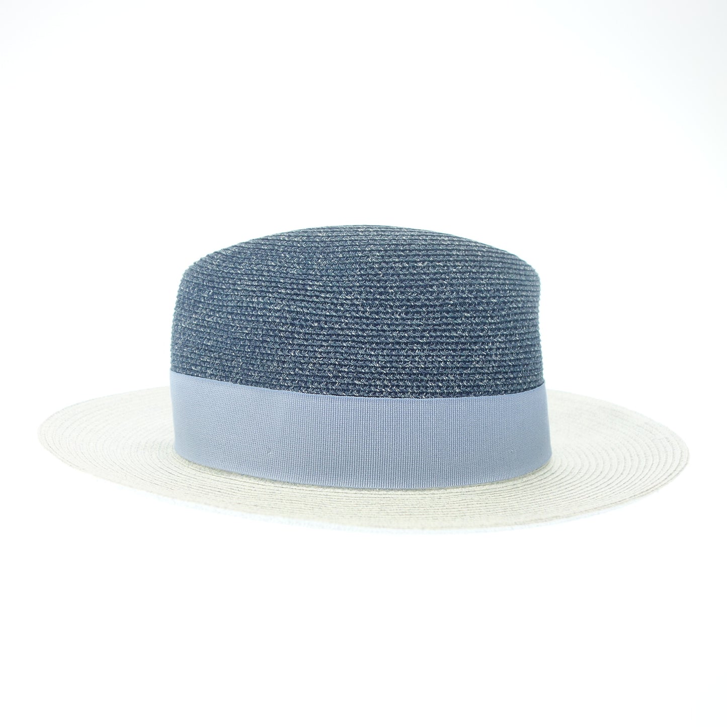 Very good condition ◆ Emporio Armani hat straw blue 57 EMPORIO ARMANI [AFI23] 