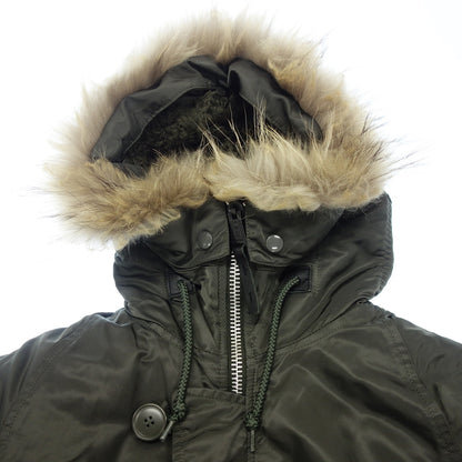 Good Condition ◆ Alpha Nylon Jacket 20094-0876 Men's Size S Khaki with Fur ALPHA [AFA13] 