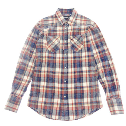 Used ◆DSQUARED2 Long Sleeve Shirt Western Men's Plaid Pattern Size 46 DSQUARED2 [AFB30] 