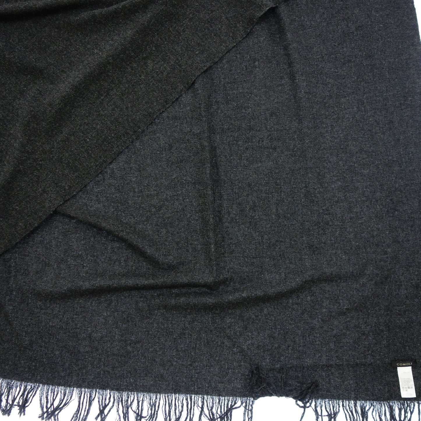 COMOLI Wool Stole W03-07001 Dark Gray COMOLI [AFI19] [Used] 