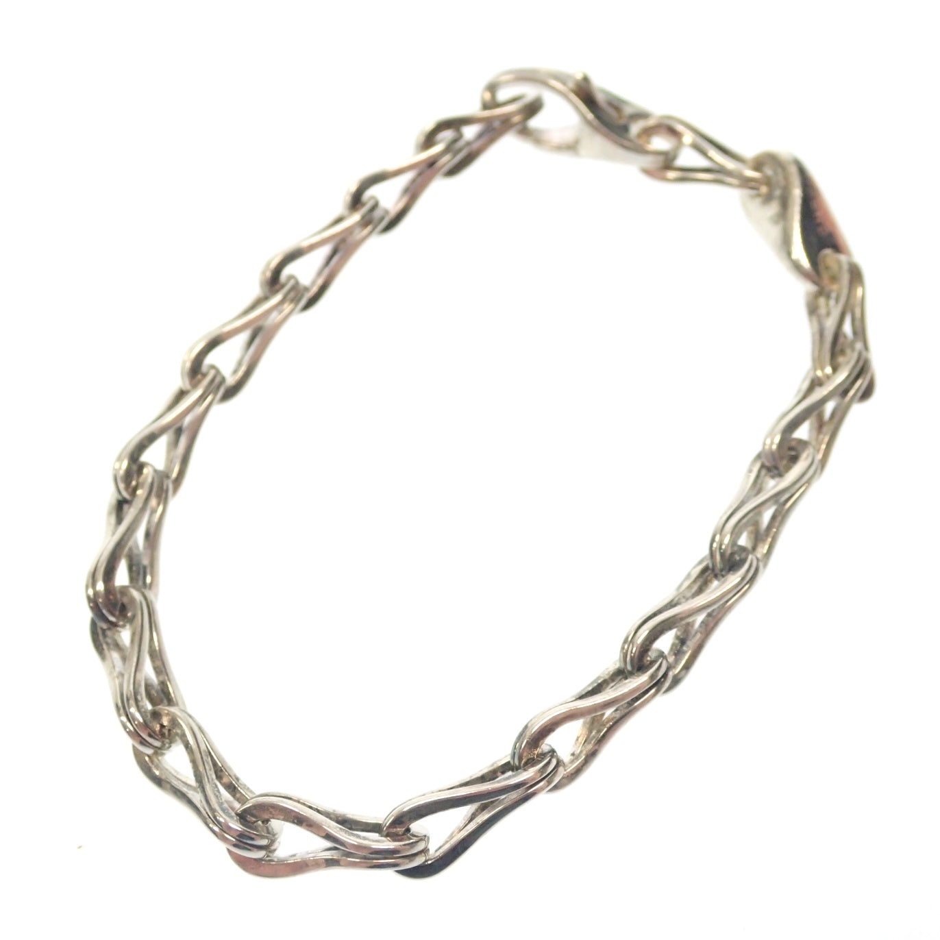 Good condition ◆ Gucci bracelet chain vintage SV925 silver with box GUCCI [LA] 