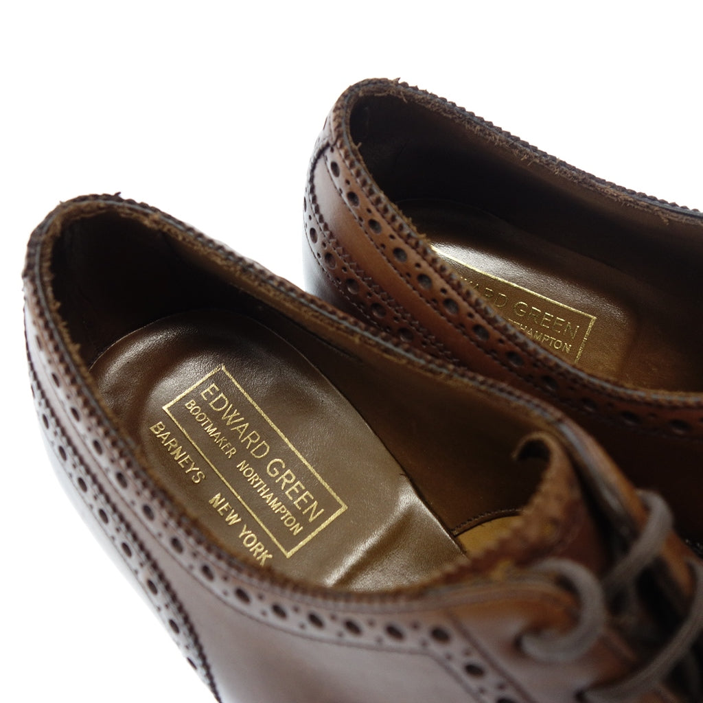 Very good condition ◆ Edward Green Cadogan Straight Tip Leather Shoes Semi Brogue Men's 6.5 Brown EDWARDGREEN CADOGAN [LA] 