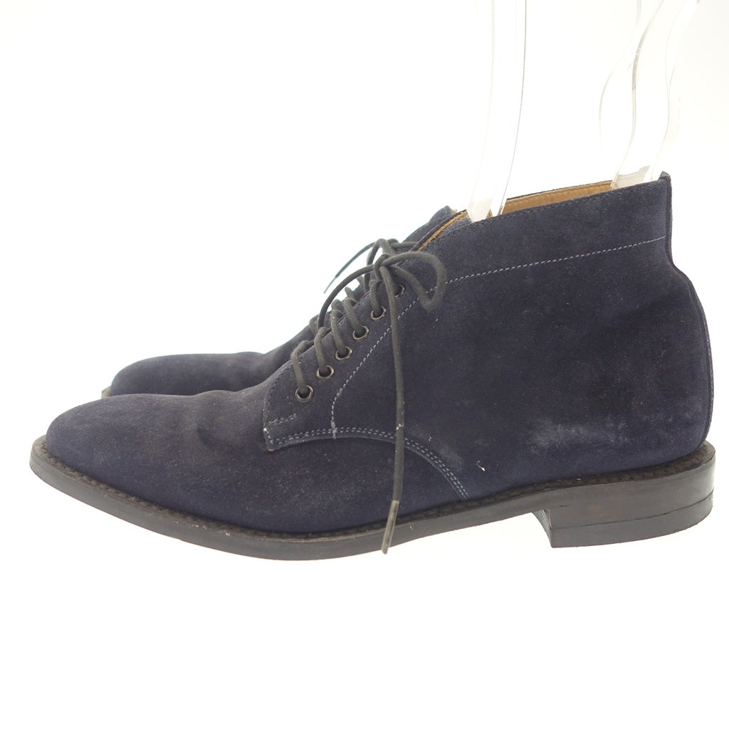 Good Condition ◆ Arrow Footwear Chukka Boots Suede Navy Made in England Men's Size 6.5 Arrow Footwear [AFD2] 