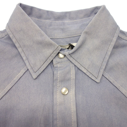 Like new ◆ Isabel Marant long sleeve shirt men's XS blue ISABEL MARANT [AFB4] 