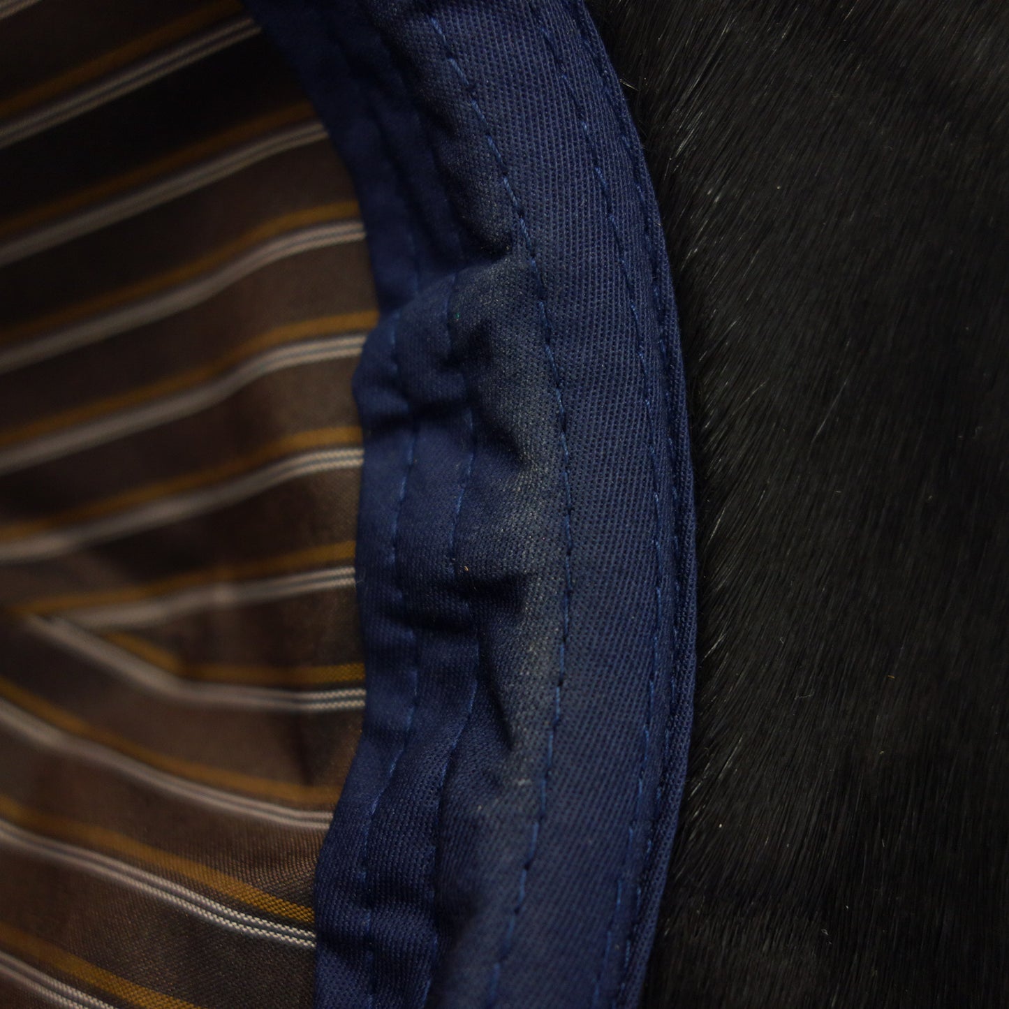 栗原帽 帽子 牛皮&amp;网布组合 日本制造 男士 黑色 尺码 57-59cm [AFI20] [二手] 