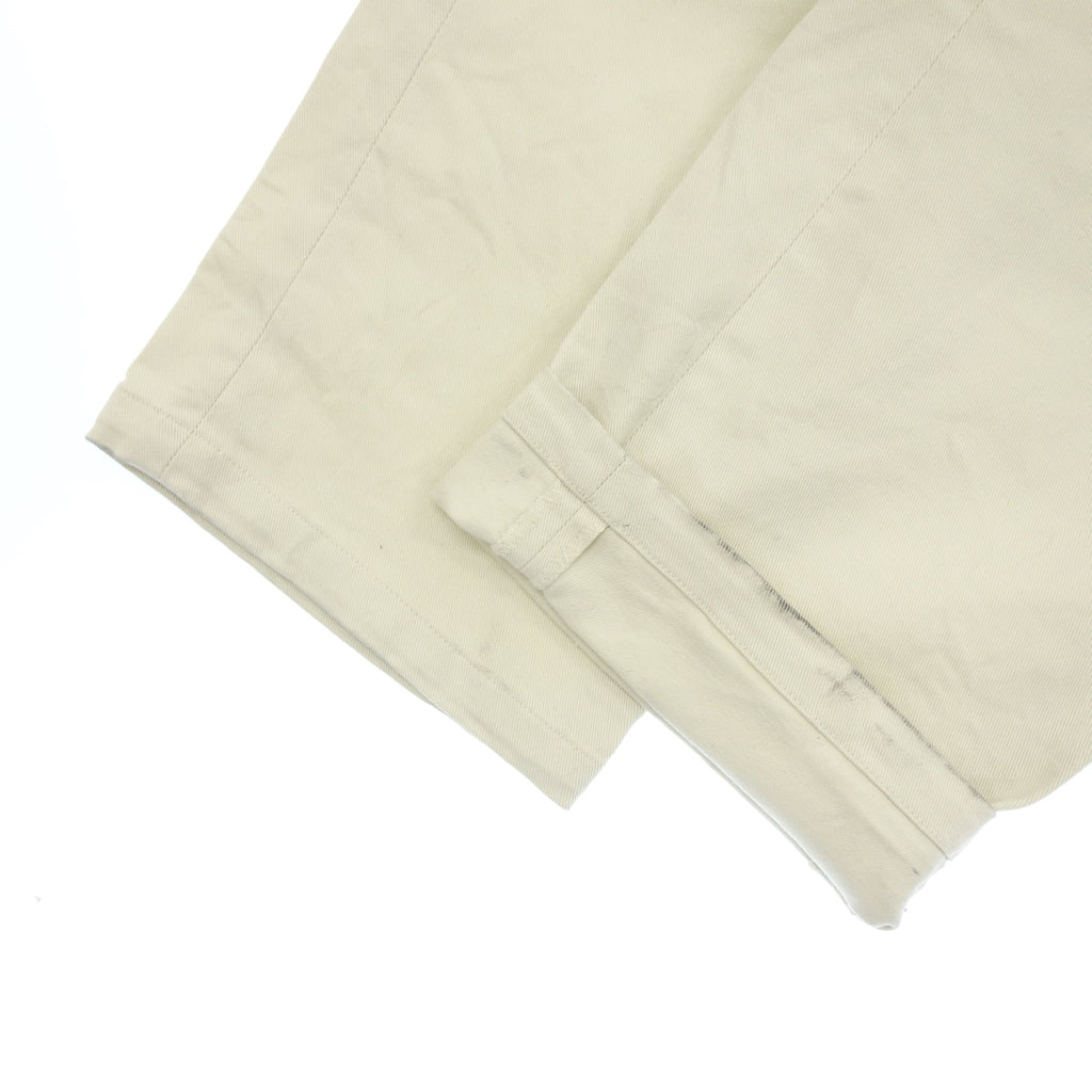 Good condition ◆Stephen Alan slacks cotton men's white S STEAVEN ALAN [AFB37] 