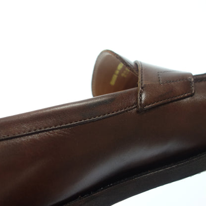 Good condition◆Union Imperial Loafers U2008 Water proof leather Men's 7.5 Brown UNIONIMPERIAL [AFC51] 