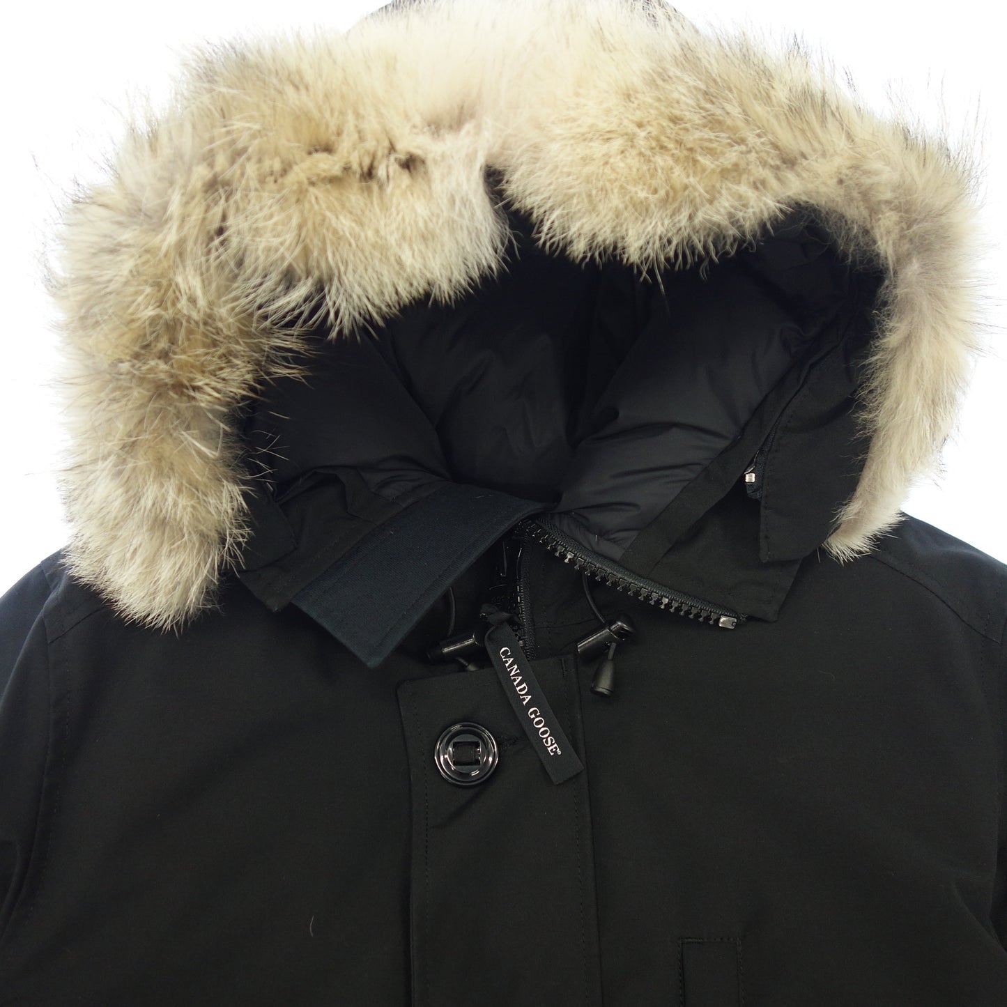 Very good condition◆Canada Goose Down Jacket 3426MA Chateau Parka Fusion Men's Black Size M Domestic Genuine Product CANADA GOOSE [AFA16] 