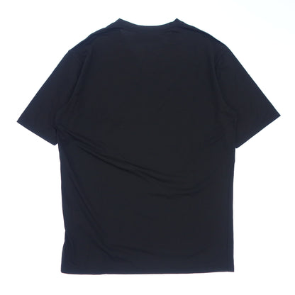 Good condition◆Prada T-shirt Stretch material V-neck Men's Black Size L PRADA [AFB30] 