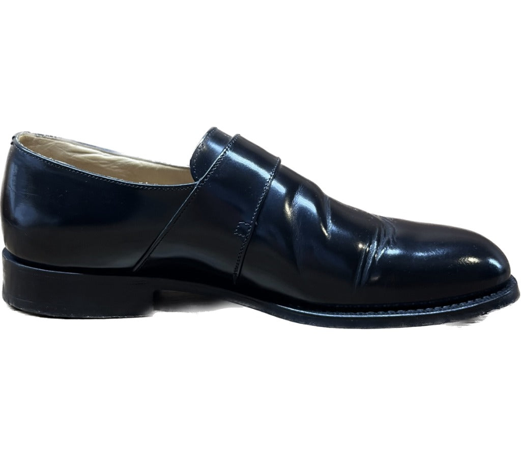 美品◆チャーチ レザーシューズ シングルモンク WESTBURY UK6G ブラック Church's