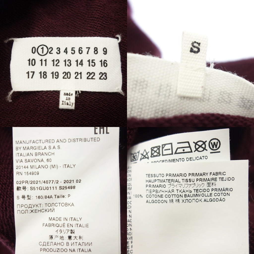 二手 ◆ Maison Margiela 运动衫 S51GU0111 波尔多女士 尺码 S Maison Margiela [AFB33] 