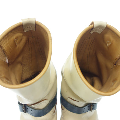 Used ◆Made in GM Japan engineer boots men's white size 8.5 MADE IN GM JAPAN [AFC18] 