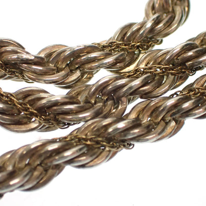 Beautiful item◆Tiffany necklace screw chain 925×750 silver gold with box Tiffany&amp;Co. [LA] 