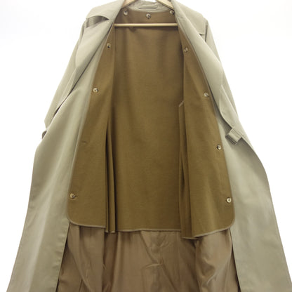 Good condition ◆ Komori Cotton Gabber Tie Locken Coat with liner W03-04001 22AW 2 Beige Men's COMOLI [AFA17] 