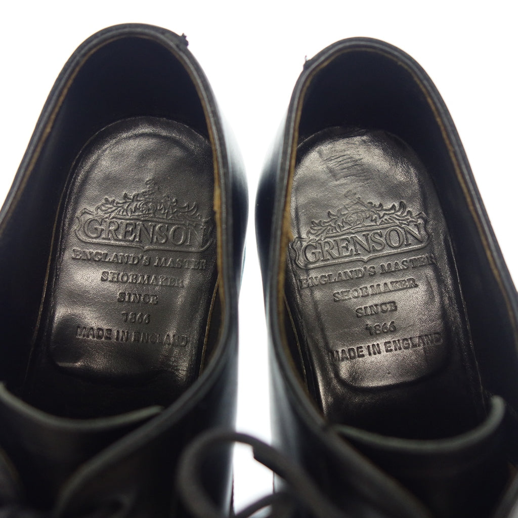 Very good condition ◆ Grenson leather shoes cap toe men's black size 6.5D Grenson [AFC29] 