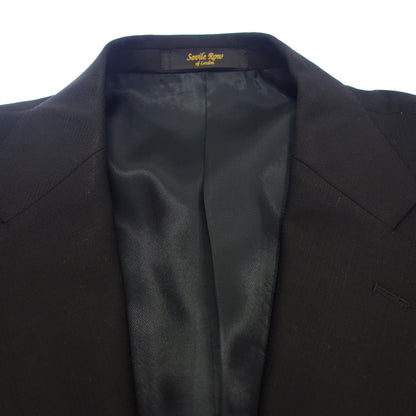 Good condition ◆ Savile Row suit estrato wool men's black with name size 104 savile row [AFB25] 