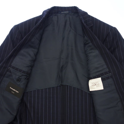 Good condition ◆ Ermenegildo Zegna suit set TROFEO wool striped men's blue size 44 Ermenegildo Zegna [AFB43] 