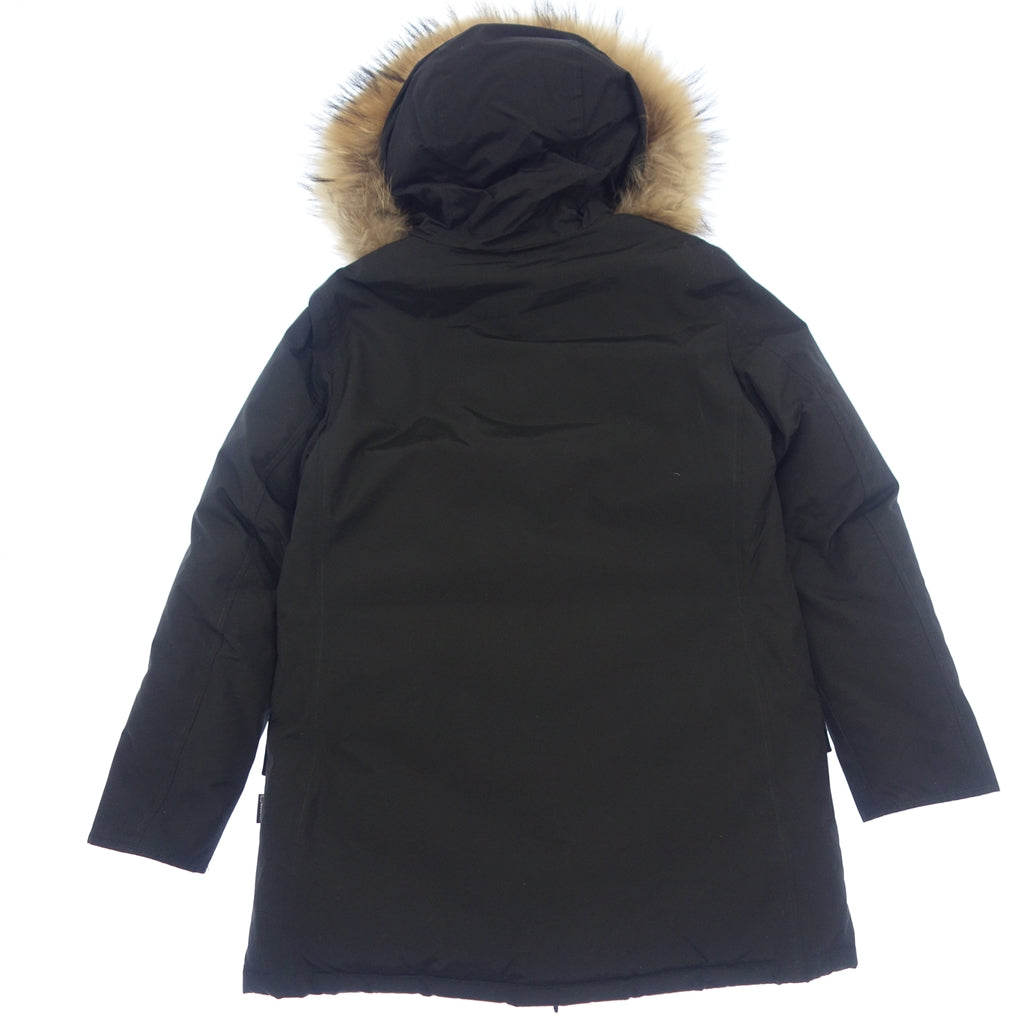 美品◆ウールリッチ ダウンコート アークティックパーカー レディース ブラック サイズL WWOU0540 WOOLRICH ARCTIC DETACHABLE FUR PARKA【AFA10】