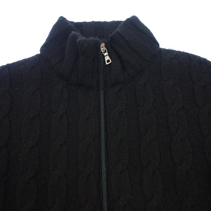 二手的 ◆普拉达针织夹克羊毛男士黑色尺寸 50 PRADA [AFB18] 