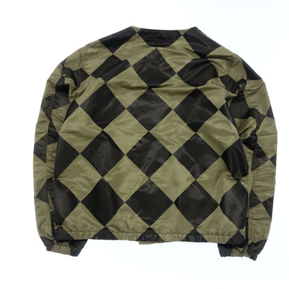 Good Condition ◆ Neighborhood G-1 TYPE NH-MM Colorless Blouson Nylon Diamond Checker Men's L Khaki NEIGHBORHOOD [AFB37] 