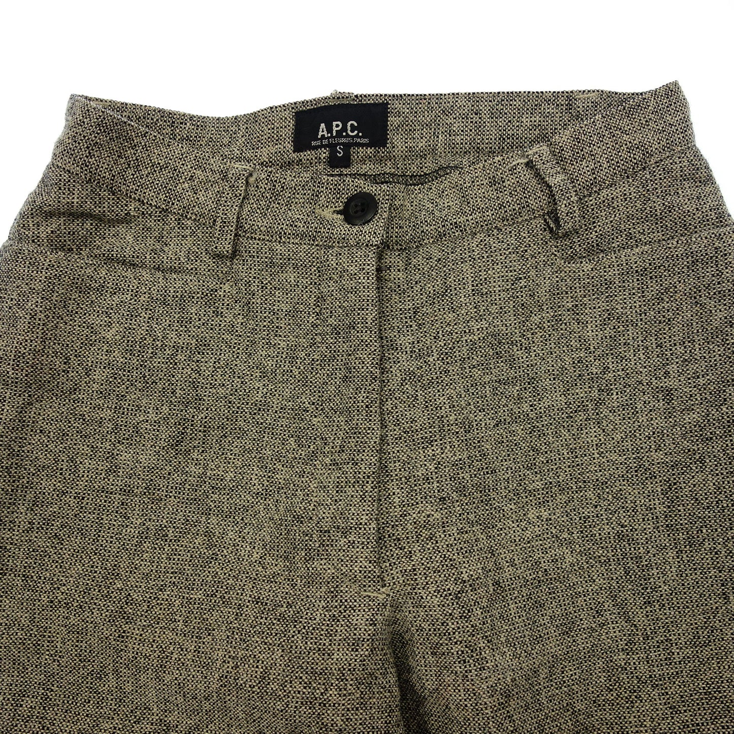 Very good condition◆APACE French wool slacks women's S beige APC [AFB36] 