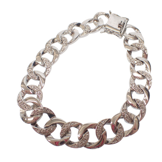 Good condition◆No brand silver bracelet 32g [AFI7] 