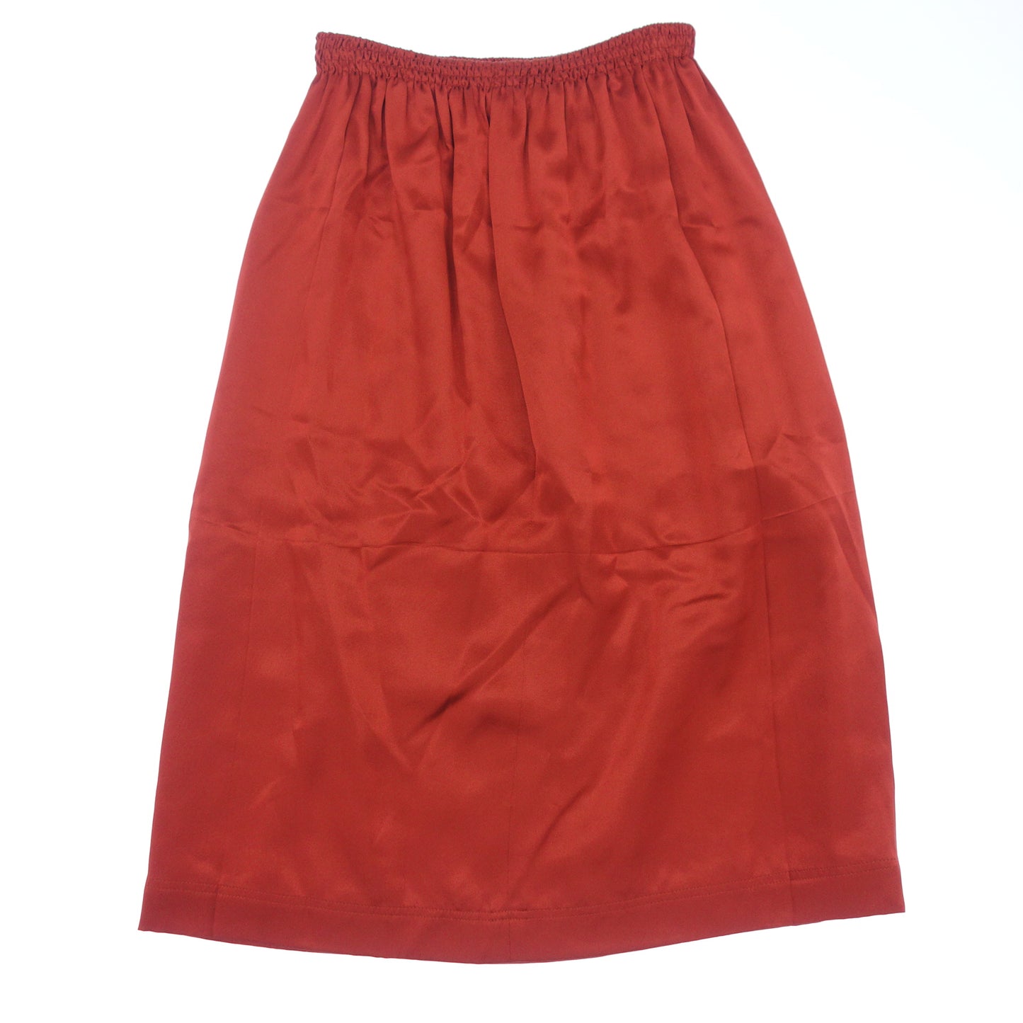 Good condition ◆ Celine skirt Phoebe period pleated silk ladies red size 36 CELINE [AFB45] 