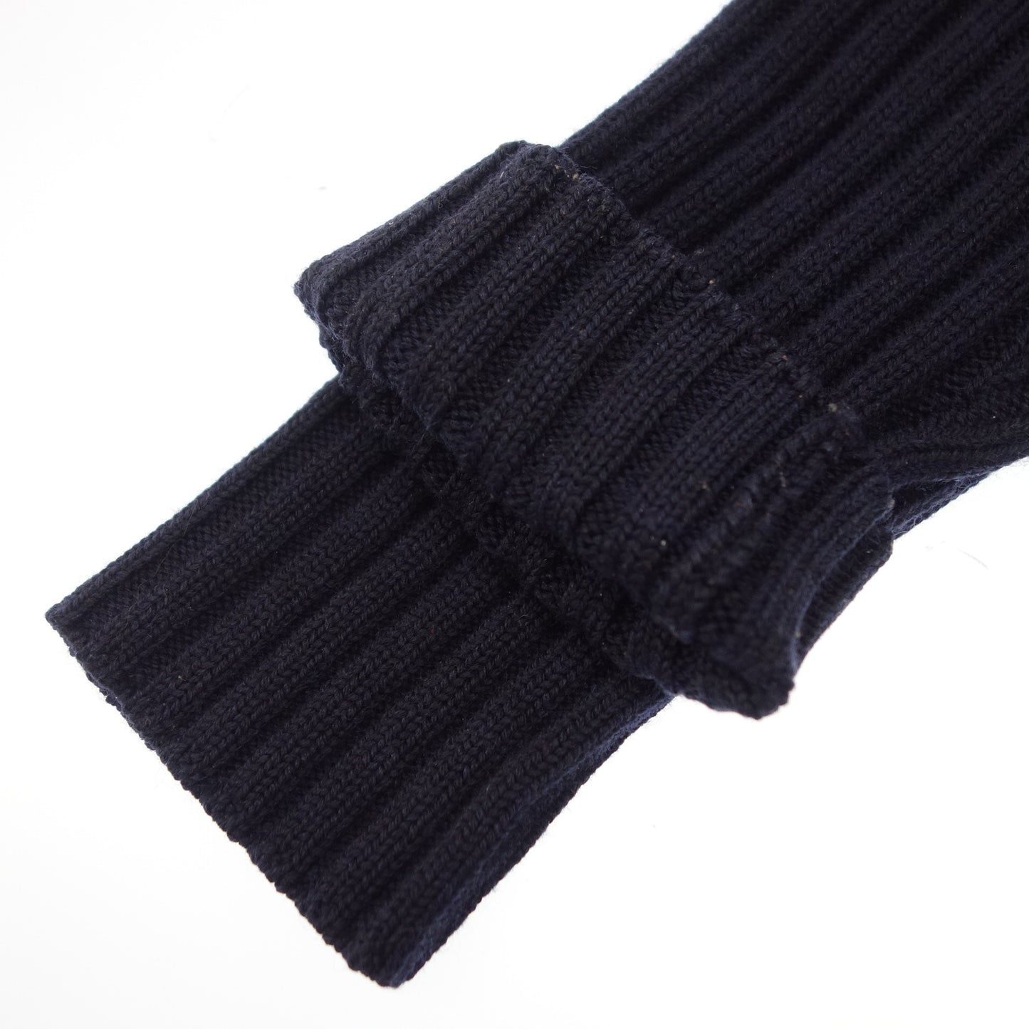 Good condition ◆Dolmore Wool High Neck Knit Size 44 Men's Navy Drumohr [AFB39] 