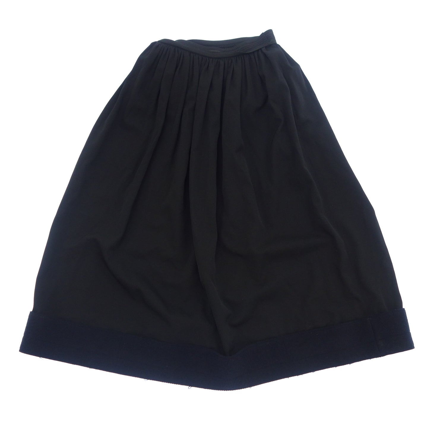 Very good condition ◆ Yohji Yamamoto Skirt Wool Nylon Switching Women's Black 1 Yohji Yamamoto [AFB49] 