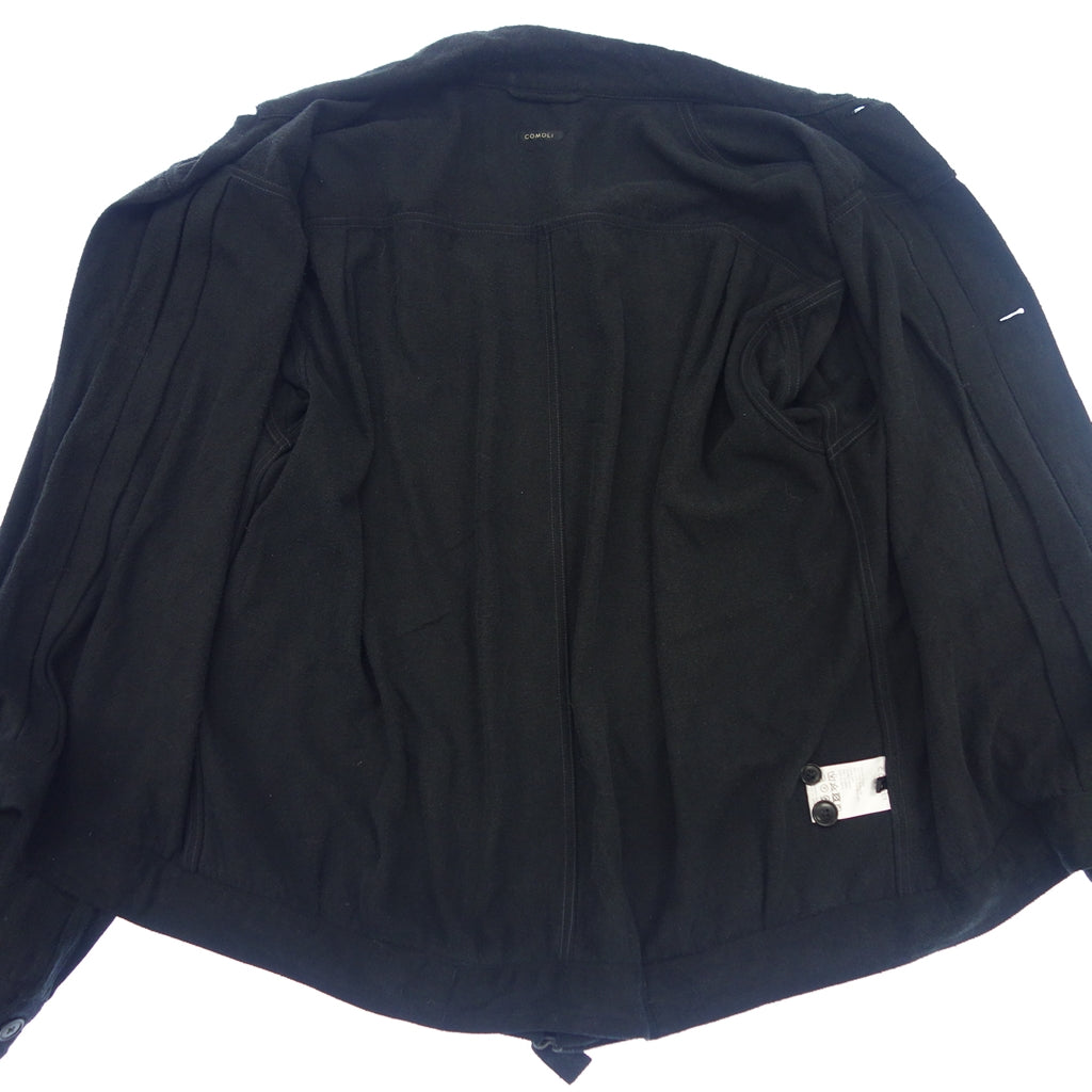 Used ◆ COMOLI Jacket V01-01007 Silk NEP Type 22SS Men's Black 3 COMOLI [AFB3] 