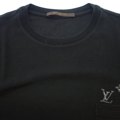 品相良好◆路易威登 T 恤 Monogram 胸袋 RM082M S 码 男士 黑色 LOUIS VUITTON [AFB30] 