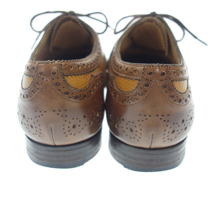 状况良好◆Edward Green 皮鞋 Wing Tip Falkirk 棕色 7.5 码 EDWARDGREEN FALKIRK 