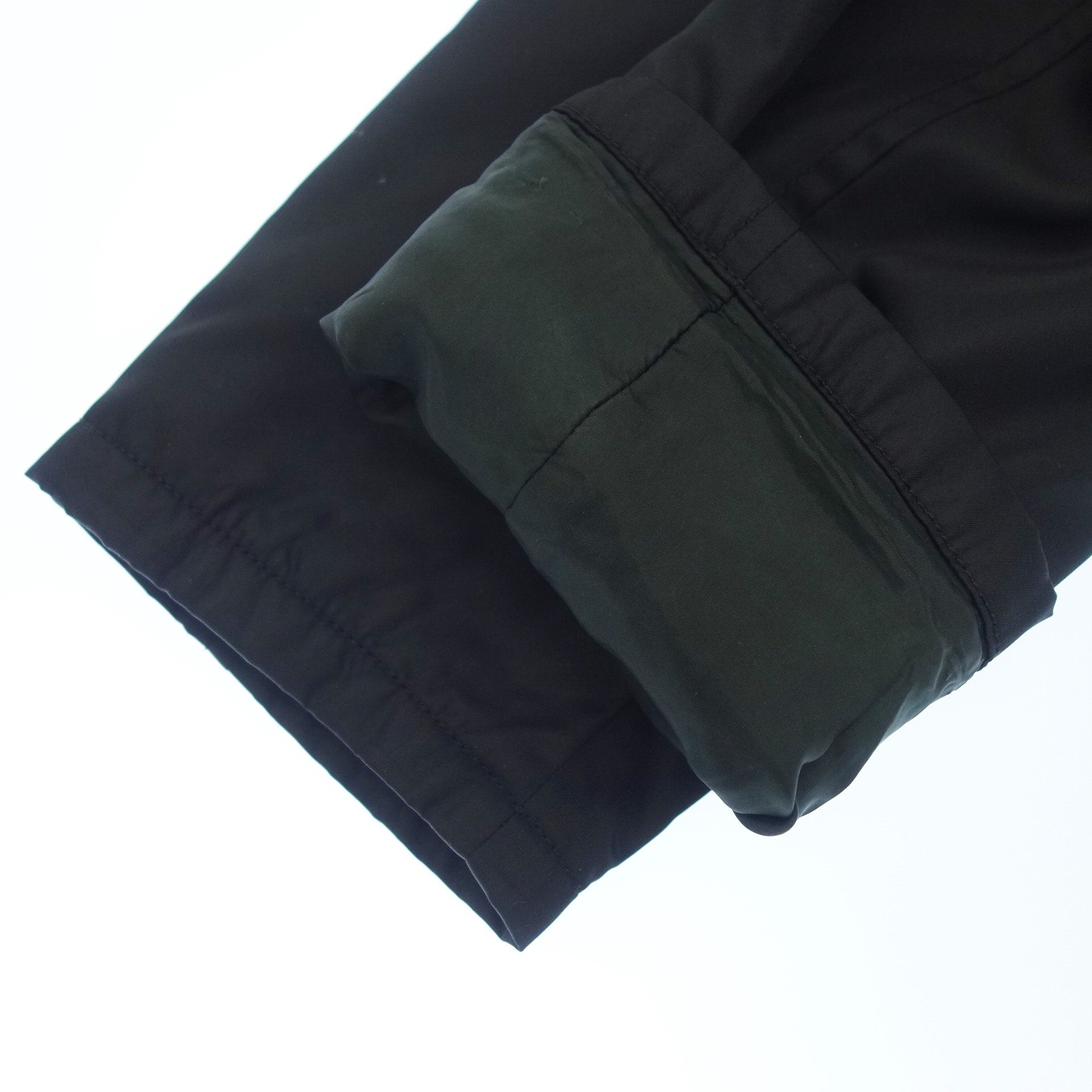 中古◇プラダ ステンカラーコート ナイロン メンズ M 黒 PRADA
