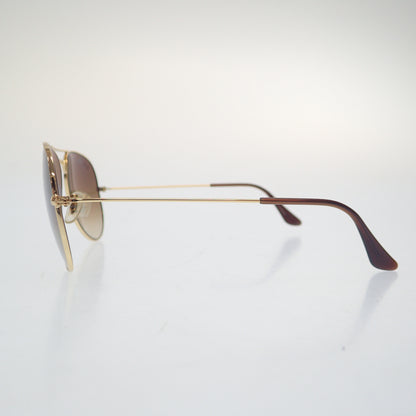 Used Ray-Ban Sunglasses Aviator Large Metal RB3025 Brown x Gold Ray-Ban [AFI16] 