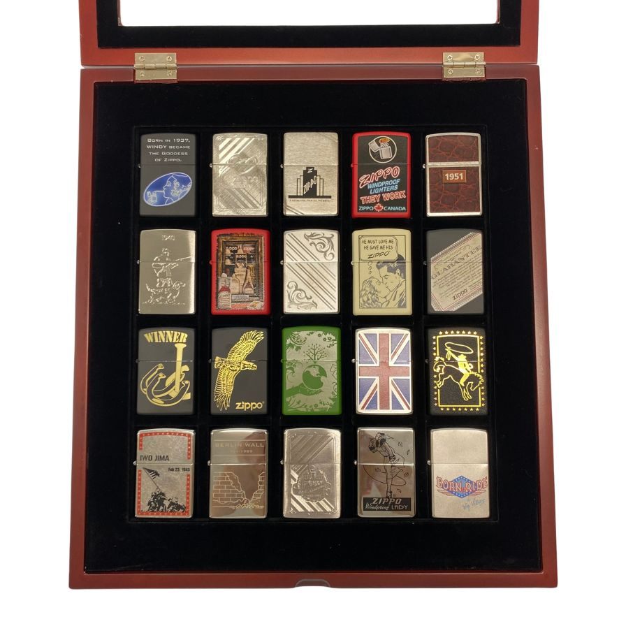 Zippo Collection 带盒 20 件 x 4 套共 80 件 2010 年 ZIPPO COLLECTION [AFI26] [二手] 